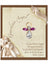 Guardian Angel Birthstone Lapel Pin - February