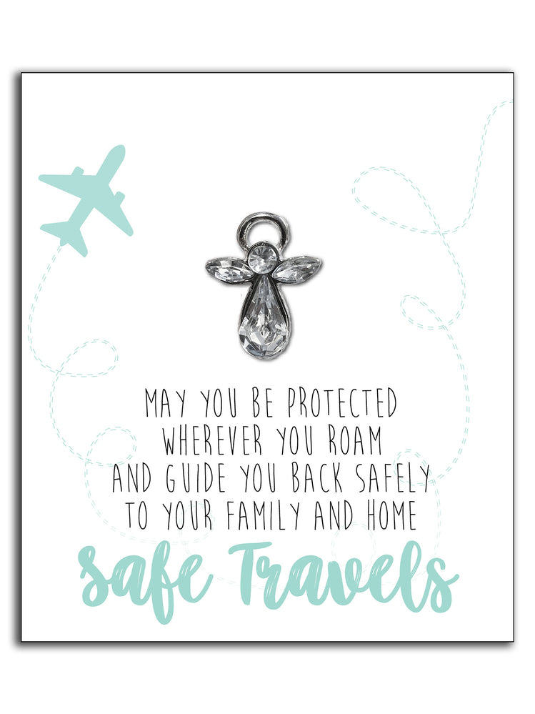 Always With You Angels Lapel Pin - Travel