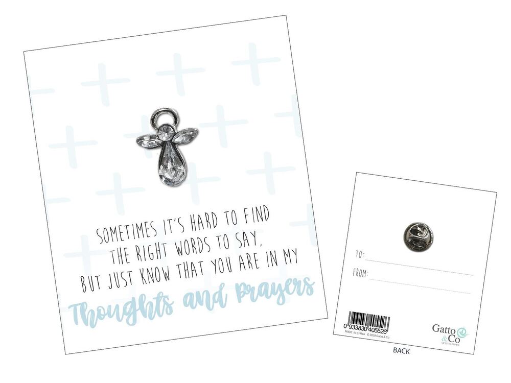 Always With You Angels Lapel Pin - Thoughts and Prayers