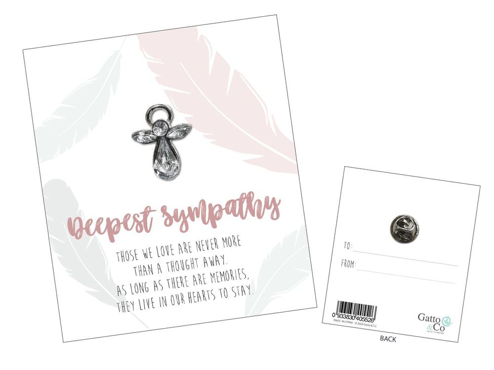 Always With You Angels Lapel Pin - Deepest Sympathy