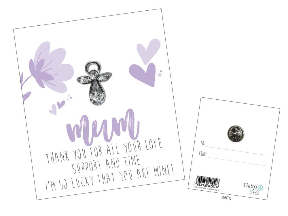 Always With You Angels Lapel Pin - Mum
