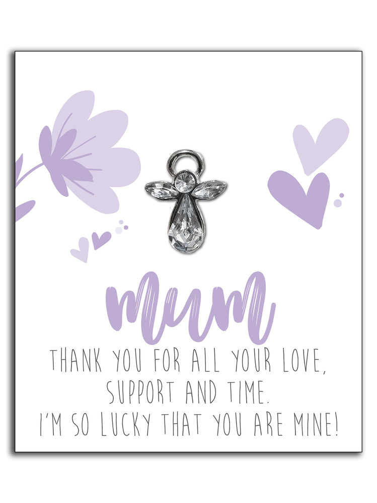 Always With You Angels Lapel Pin - Mum