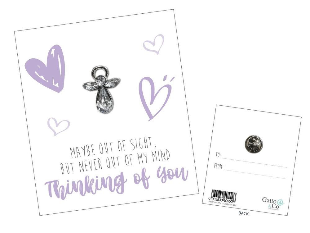 Always With You Angels Lapel Pin - Thinking of You