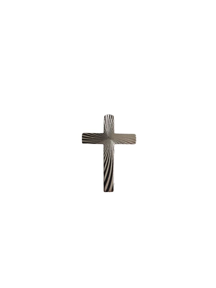 Sterling Silver Cross Lapel Pin