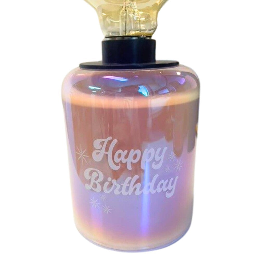 Happy Birthday Filament Lamp - 21st