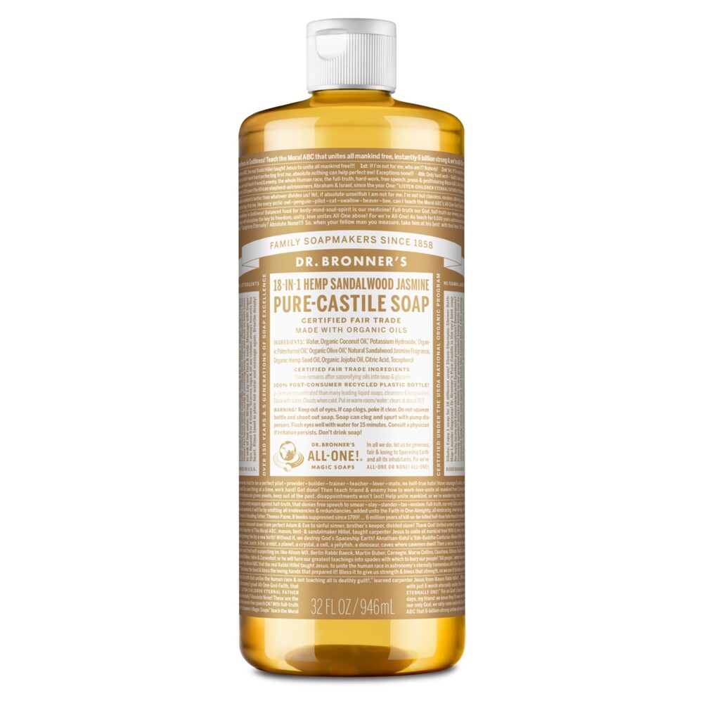 Dr Bronner's Liquid Soap 946ml - Sandalwood Jasmine