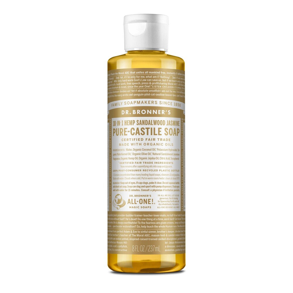 Dr Bronner's Liquid Soap 237ml - Sandalwood Jasmine