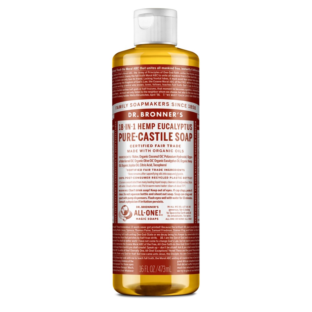 Dr Bronner's Liquid Soap 473ml - Eucalyptus