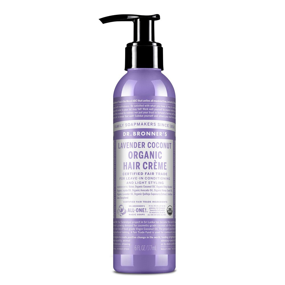 Dr Bronner's Hair Creme 177ml - Lavender Coconut