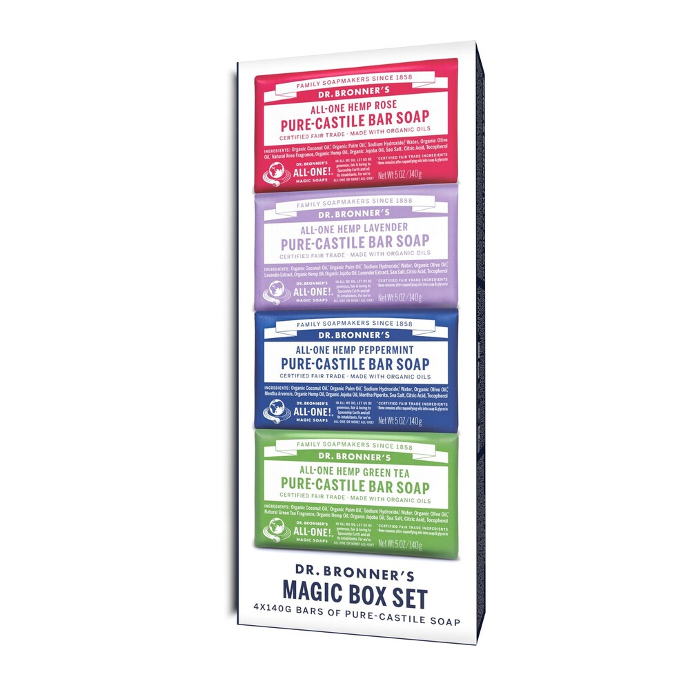 Dr Bronner's Magic Bar Soap Box Set