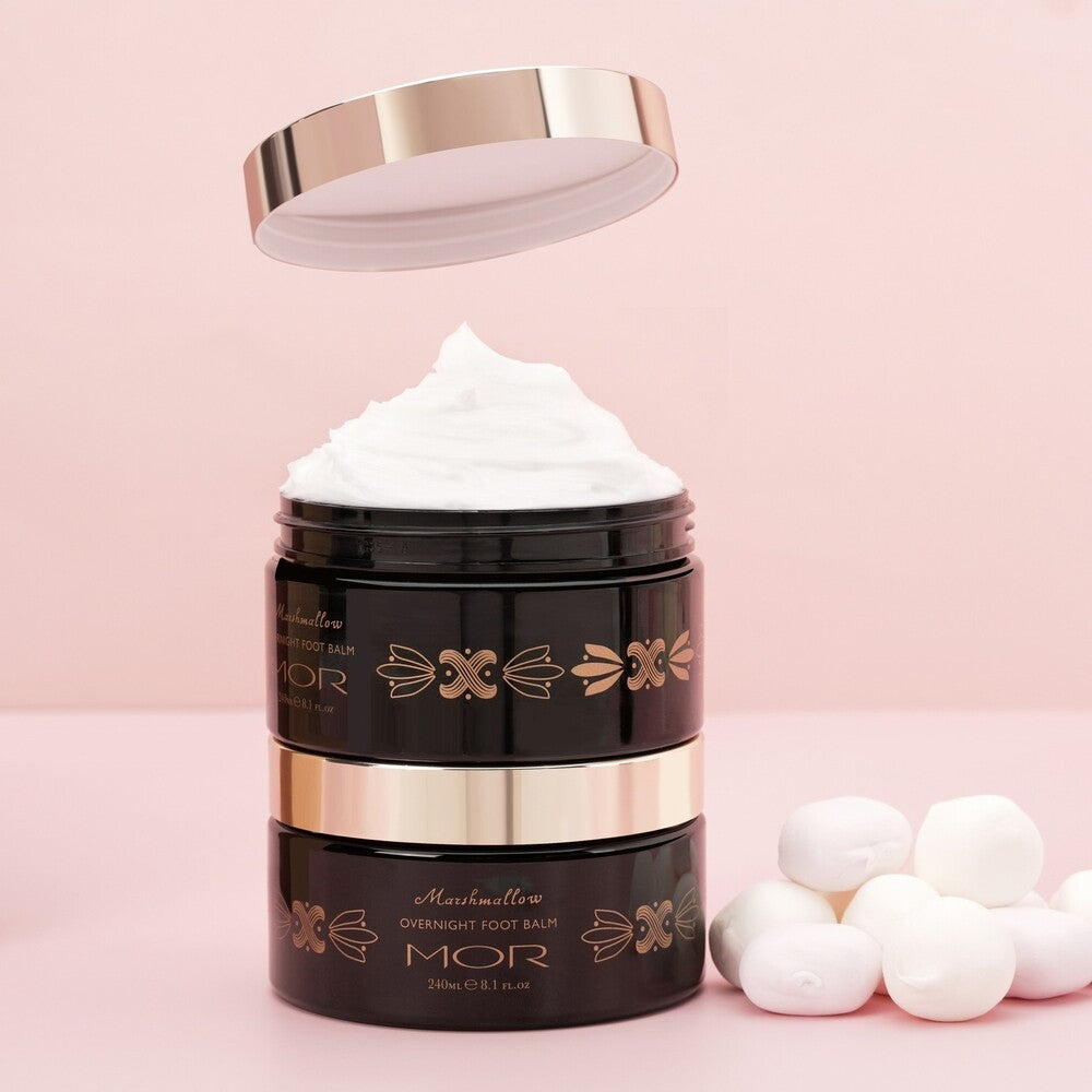 MOR Marshmallow Spa Overnight Foot Balm with Sockettes