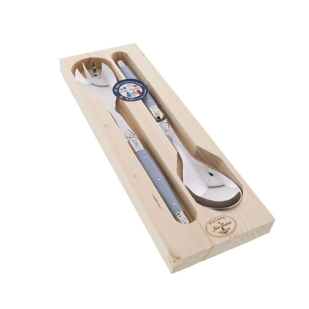 Jean Dubost Laguiole Maison - 2pc Salad Server Set Grey Atelier