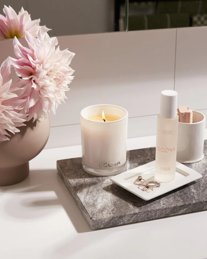 Ecoya Madison Jar Candle - Sweet Pea & Jasmine
