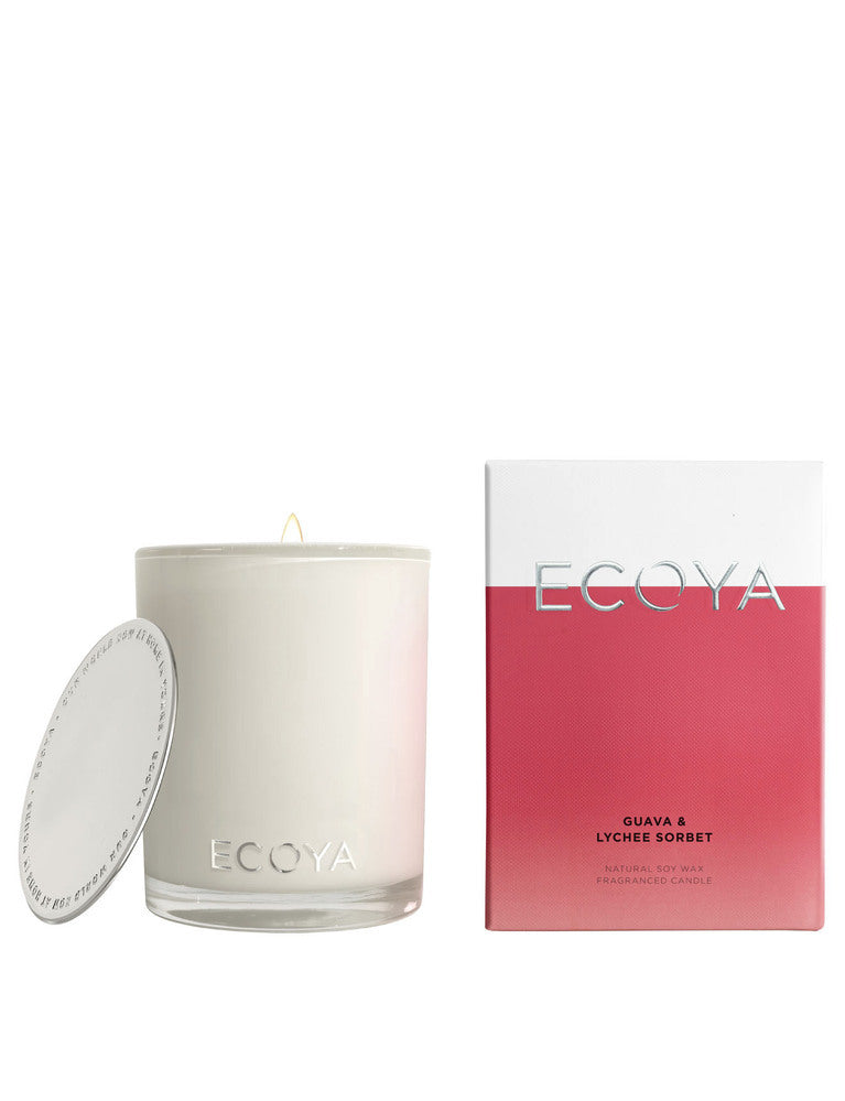 Ecoya Madison Jar Candle - Guava & Lychee Sorbet