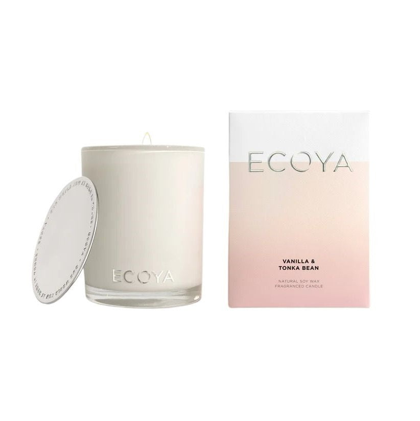 Ecoya Madison Jar Candle - Vanilla & Tonka Bean