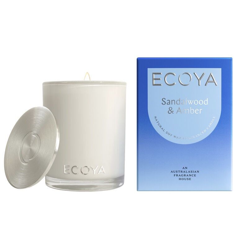 Ecoya Madison Jar Candle - Sandalwood & Amber