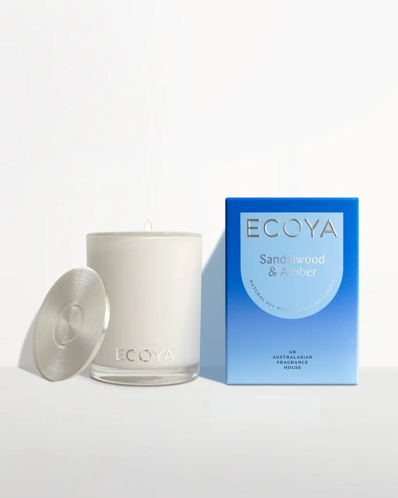 Ecoya Madison Jar Candle - Sandalwood & Amber