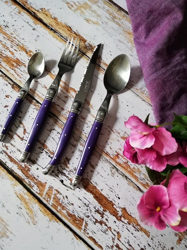 Jean Dubost Laguiole Maison - 24pc Cutlery Set Mixed Colours