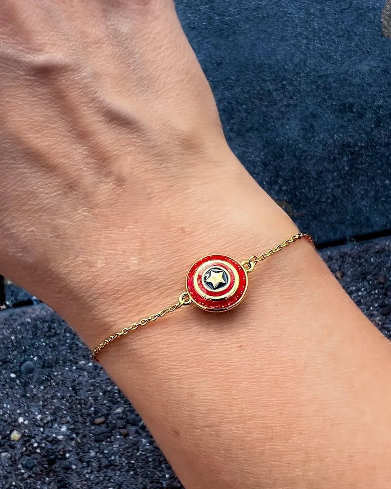Couture Kingdom - Marvel - Captain America Bracelet Yellow Gold