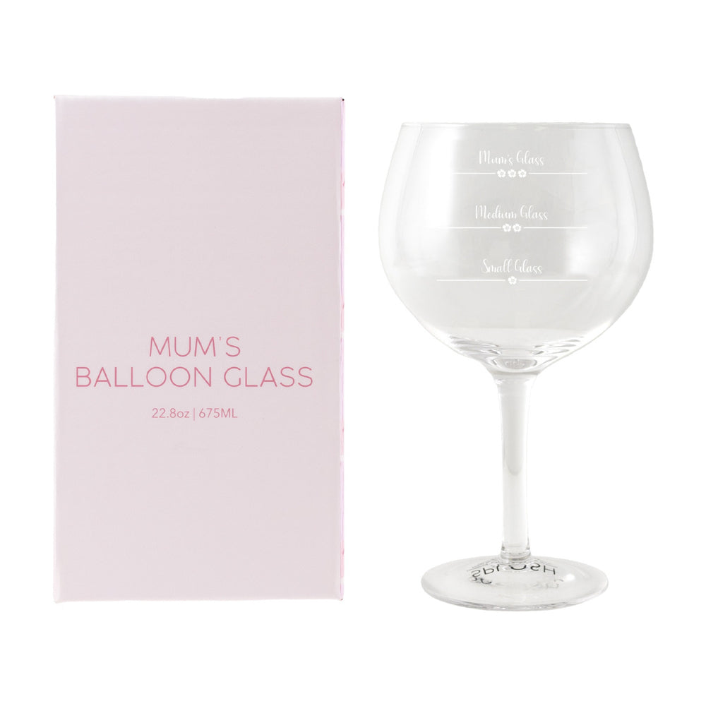 Mother's Day by Splosh - Mums Balloon Glass