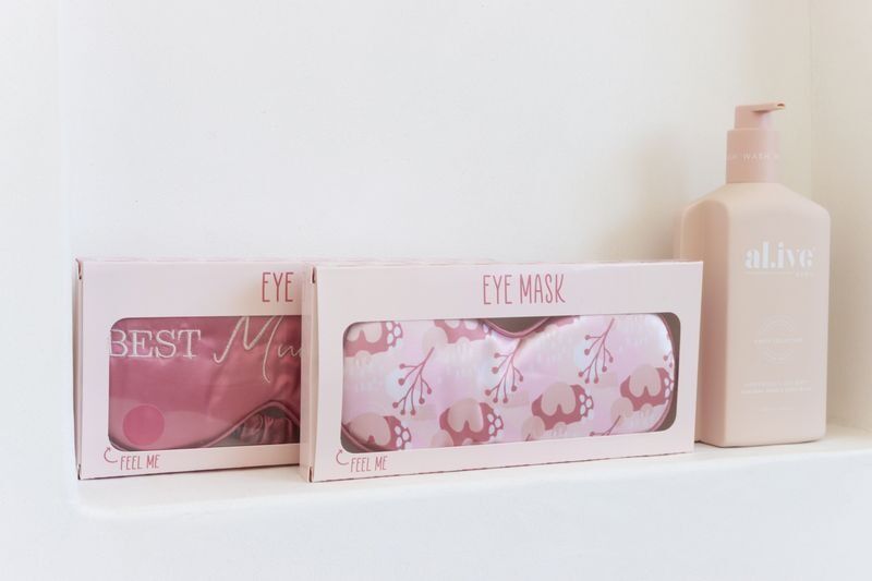 PATTERN SATIN EYE MASK BY SPLOSH