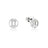 Couture Kingdom - Marvel - Black Widow Stud Earrings Silver