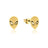 Couture Kingdom Marvel - Precious Metal Spider-Man Stud Earrings Yellow Gold