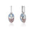 Couture Kingdom - Marvel - Thanos Crystal Drop Earrings Silver