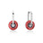 Couture Kingdom - Marvel - Captain America Drop Earrings Silver