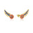 Couture Kingdom - Marvel - Captain America Wings Stud Earrings Yellow Gold