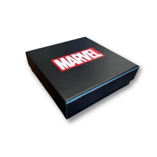 Marvel Couture Kingdom Precious Metal - Captain America Stud Earrings Silver