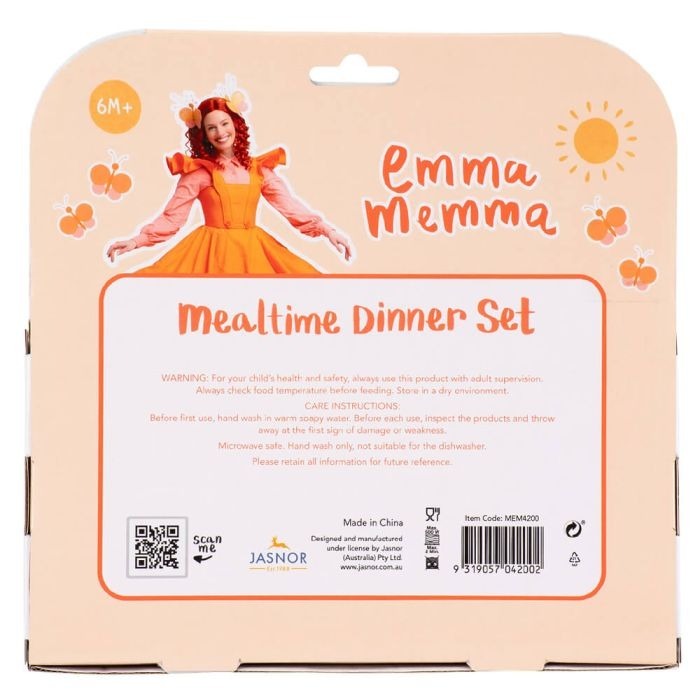 Emma Memma Mealtime Dinner Set 3pc