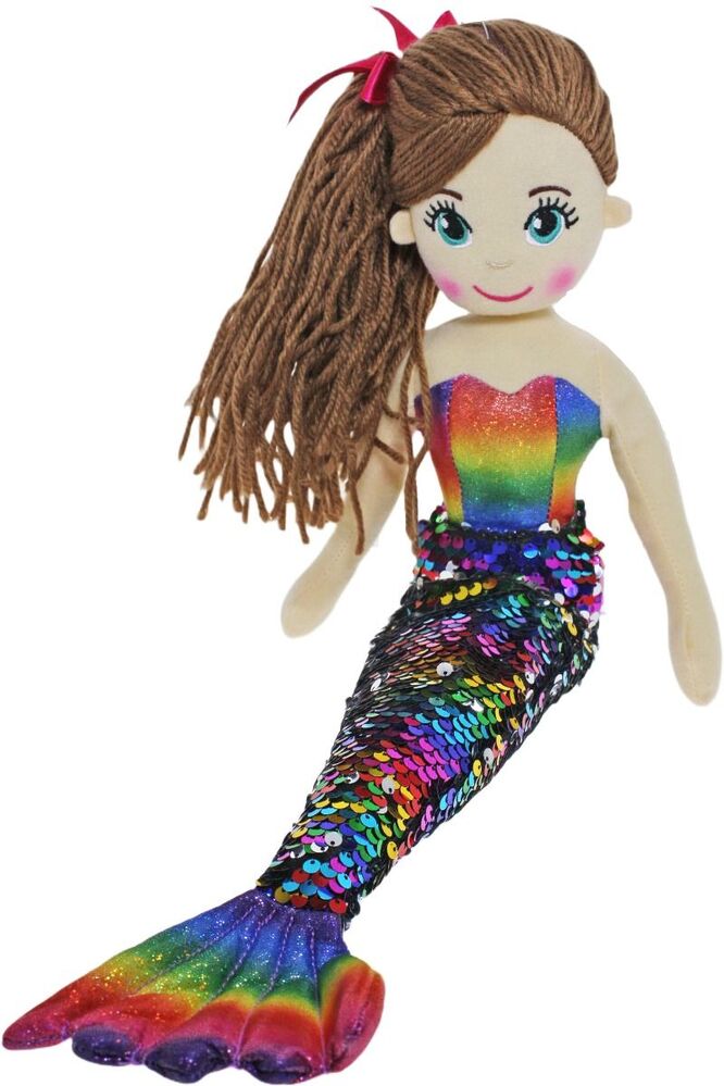 Cotton Candy Mermaid - Kim Flip Sequin Dark Rainbow
