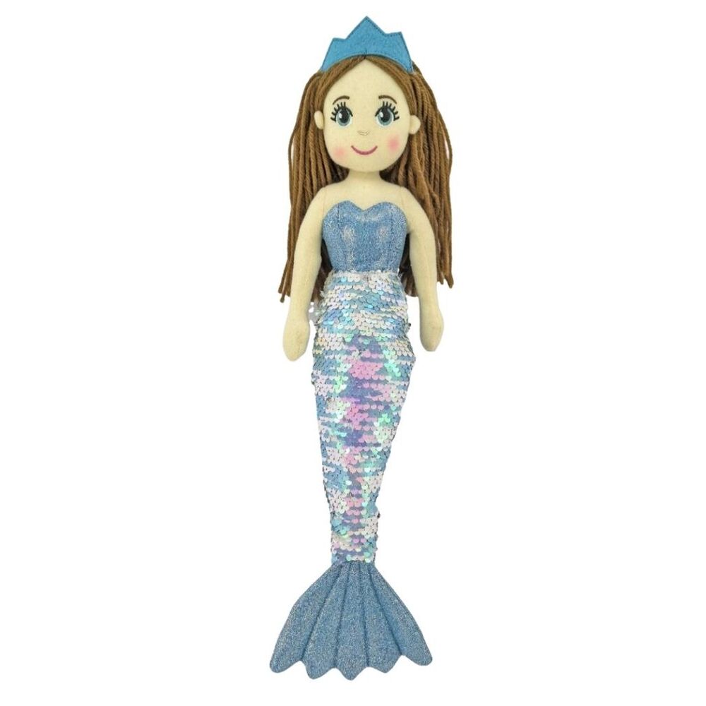 Cotton Candy Mermaid - Marina Flip Sequin Blue & White