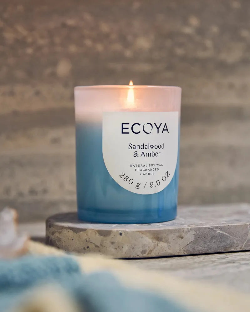 Ecoya Metro Jar Candle - Sandalwood & Amber