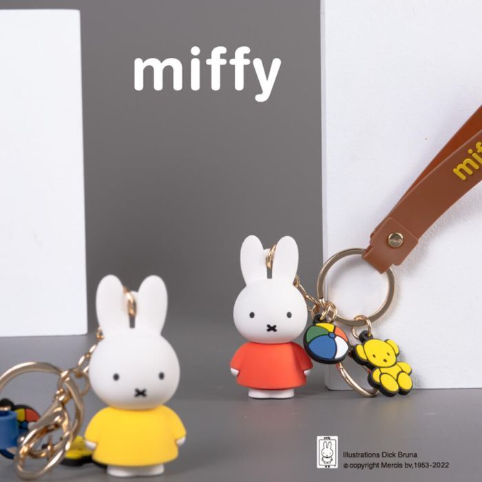 Miffy Keyring - Classic Yellow Pendant
