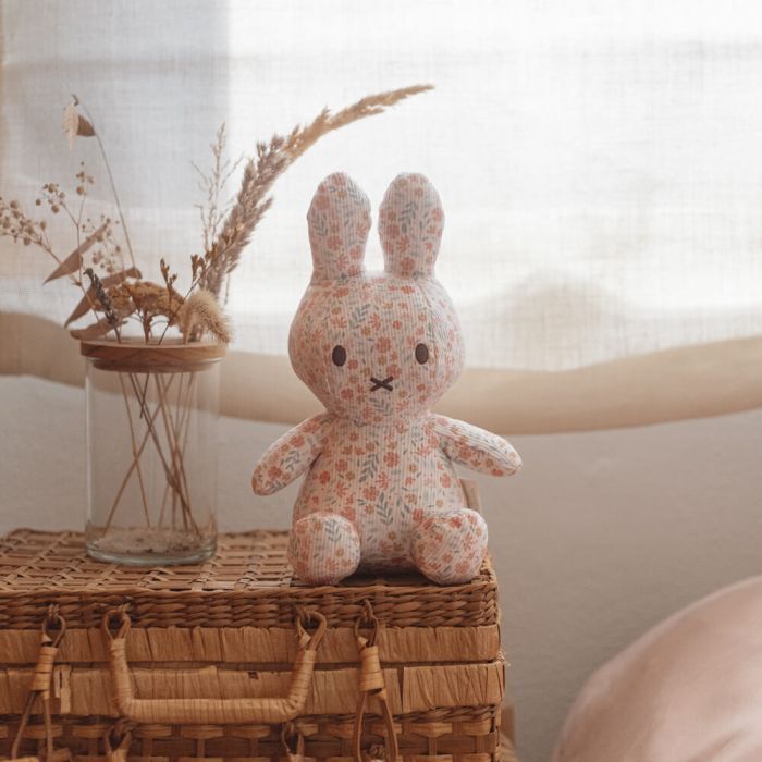 Miffy x Little Dutch - Miffy Plush Lucky Blossom All Over Print Small 22cm