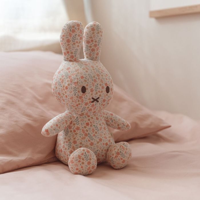 Miffy x Little Dutch - Miffy Plush Lucky Blossom All Over Print Small 22cm