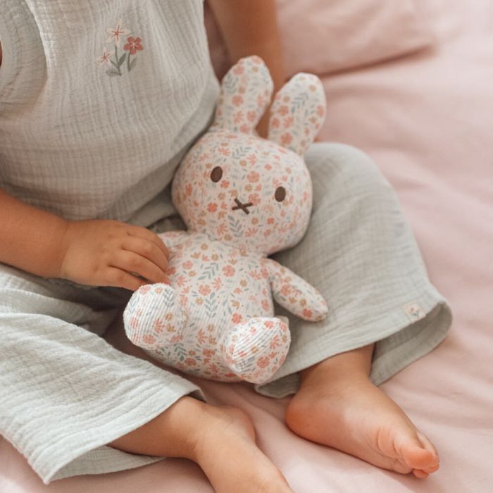 Miffy x Little Dutch - Miffy Plush Lucky Blossom All Over Print Small 22cm