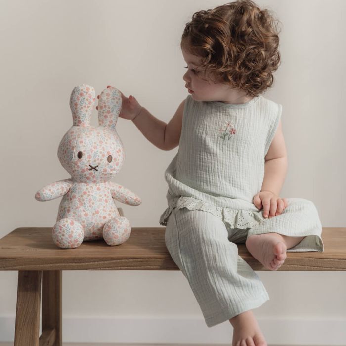 Miffy x Little Dutch - Miffy Plush Lucky Blossom All Over Print Medium 30cm