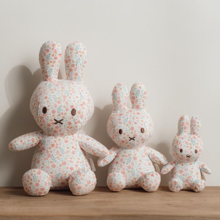 Miffy x Little Dutch - Miffy Plush Lucky Blossom All Over Print Medium 30cm