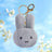 Miffy Keyring - Plush Grey