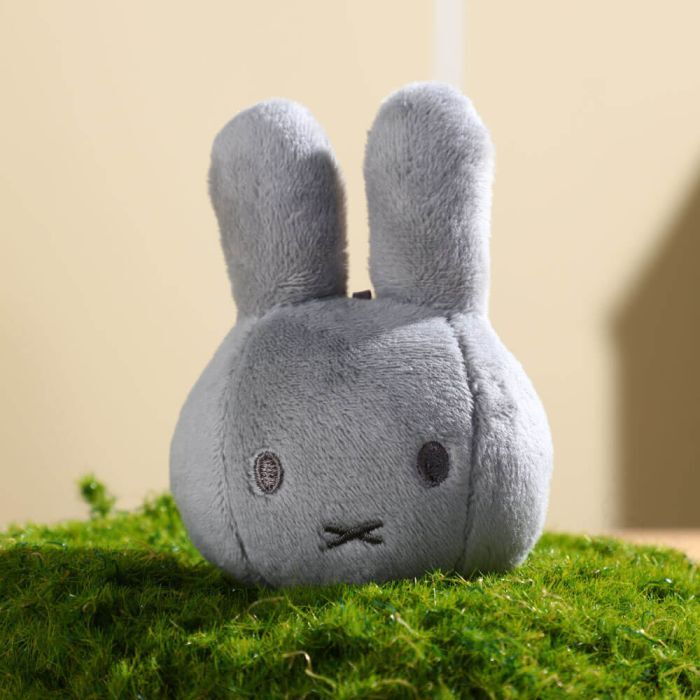 Miffy Keyring - Plush Grey