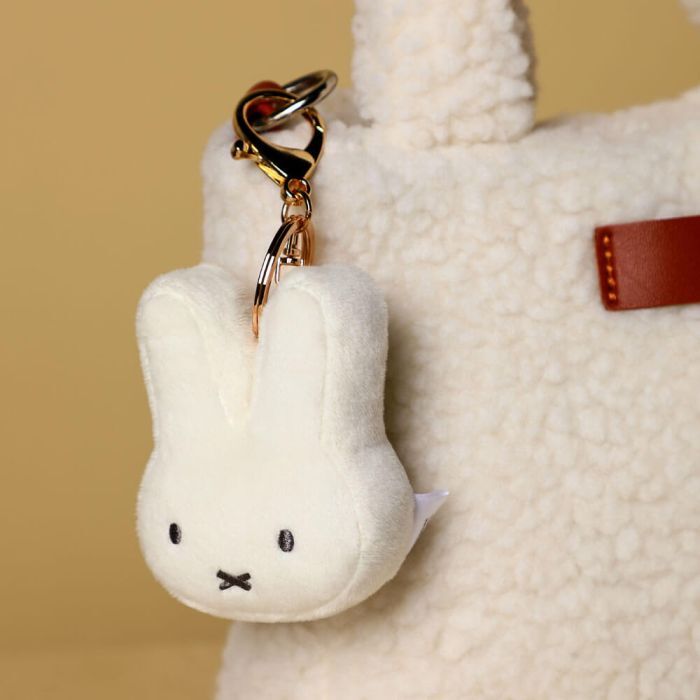 Miffy Keyring - 2D Plush White