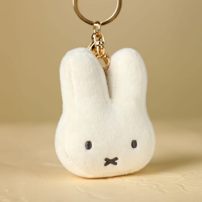 Miffy Keyring - 2D Plush White