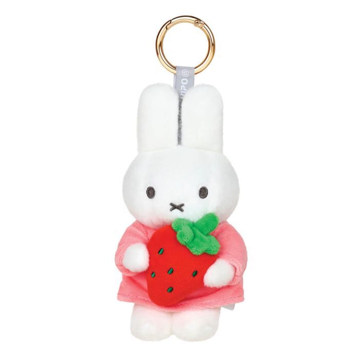 Miffy Keyring - Miffy with Strawberry
