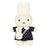 Miffy Plush - Black Dot Dress with Miffy Bag 20cm