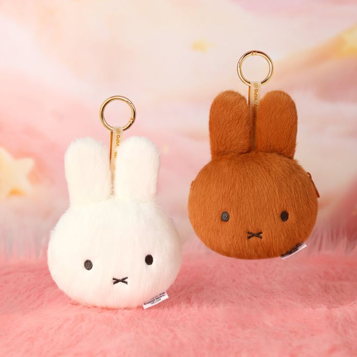Miffy Purse Keychain - Plush White