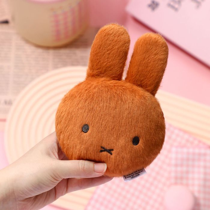 Miffy Purse Keychain - Plush Brown