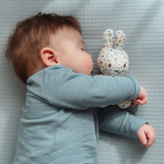 Miffy x Little Dutch - Miffy Plush Lucky Leaves All Over Print Mini 15cm